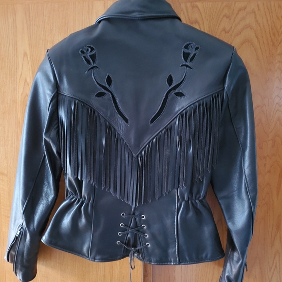 Womens leather jacket - Picture 2 of 3